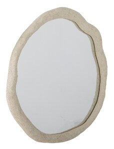 Přírodní závěsné zrcadlo Bloomingville Cillia 38 x 41 cm