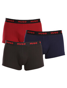 3PACK pánské boxerky HUGO vícebarevné (50469766 413)