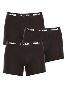 3PACK pánské boxerky HUGO černé (50492348 964)
