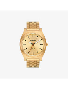 Analogové hodinky Nixon Time Teller Solar All Gold/ Black