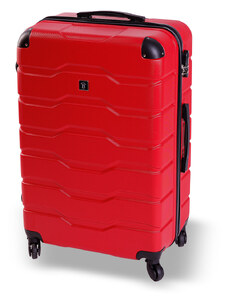 Cestovní kufr BERTOO Firenze - červený XL