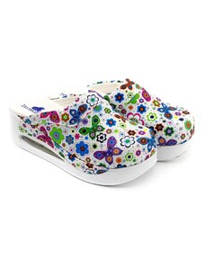 Terlik Sabo Terlik barevní a zdravotni AIR obuv - pantofle barevné motýly