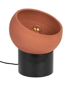 Oranžová terakotová stolní lampa DUTCHBONE ZAHRA S