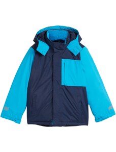 bonprix Dětská lyžařská bunda, nepromokavá a větruvzdorná Modrá