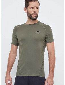 Tréninkové tričko Under Armour zelená barva, 1361683