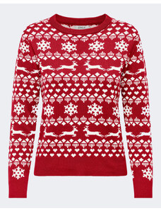 ONLY ONLXMAS SNOWFLAKE O-NECK KNT