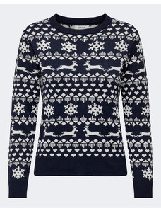 ONLY ONLXMAS SNOWFLAKE O-NECK KNT