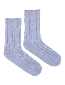 Fusakle Vlněné ponožky Vlnáč rebro fialový