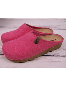 Pantofle papuče bačkory Inblu DK08-005 růžové, kožená stélka