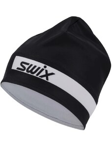 SWIX focus beanie black/bright white