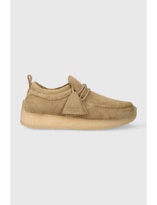 Semišové polobotky Clarks Originals x Ronnie Fieg Maycliffe pánské, béžová barva, 26173371