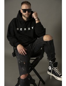 BERXY Mikina ZERO DREAMER černá unisex OVERSIZE