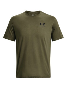 Tričko Under Armour Sportstyle Left Chest Ss M 1326799 392 pánské