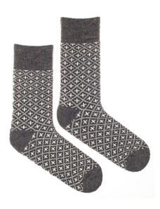 Fusakle Vlněné ponožky Vlnáč Plusko šedé