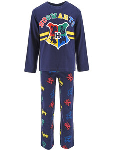 Chlapecké pyžamo HARRY POTTER HOGWARTS modré