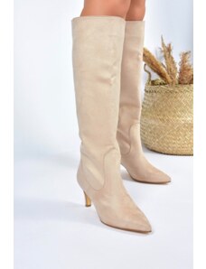 Fox Shoes Ten Women's Suede Short Heeled Boots