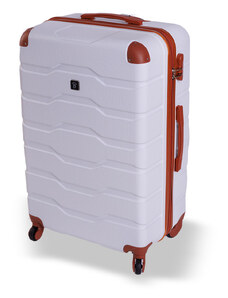 Cestovní kufr BERTOO Firenze - bílý XL