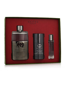 Gucci Guilty Pour Homme EDT 90 ml + EDT MINI 15 ml + DST 75 ml M varianta Green Cover