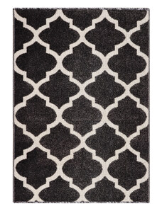 Berfin Dywany Kusový koberec Lagos 1052 Dark Grey (Silver) - 140x190 cm