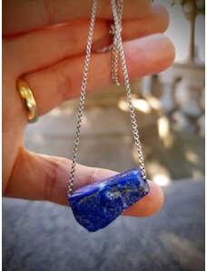 302. Náhrdelník - Lapis lazuli - kámen nejkrásnější modré barvy.