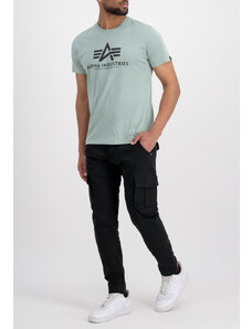 Alpha Industries Tričko Basic Big Logo T-Shirt dusty green