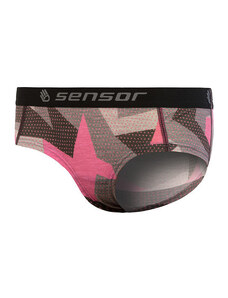 Sensor Merino Impress dámské kalhotky černá/camo S