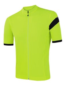 Sensor Coolmax classic pánský dres celozip krátký rukáv Neon Yellow S