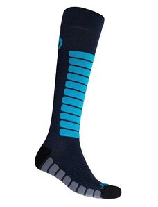 Sensor ponožky Zero merino šedá/modrá 3-5
