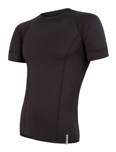 Sensor Coolmax tech pánské tričko krátký rukáv Černá S
