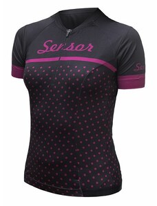 Sensor Cyklo Tour dámský dres krátký rukáv Black dots S