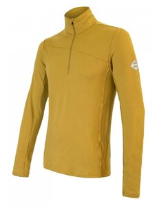 Sensor Merino Extreme pánské tričko dlouhý rukáv, zip Mustard S