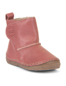 Froddo Dark pink G2160077-7 (Flexible, s kožešinou) zimní barefoot boty