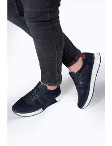 Ducavelli High Genuine Leather Men's Sneakers, Low Top Sneakers, Genuine Leather Sneakers.