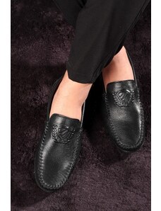 Ducavelli Zwang Genuine Leather Men's Casual Shoes, Loafer Shoes, Light Shoes, Genuine Leather Loafer
