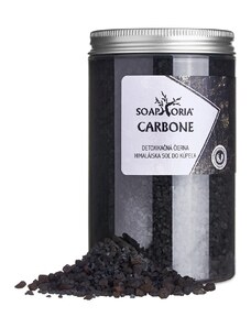 Detoxikační černá sůl Carbone - himalajská sůl do koupele 500g Soaphoria