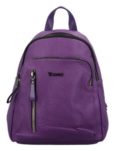 Coveri Stylový dámský koženkový kabelko-batoh Sellen , fialová