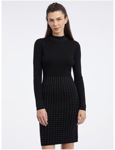Orsay Černé dámské svetrové šaty - Dámské