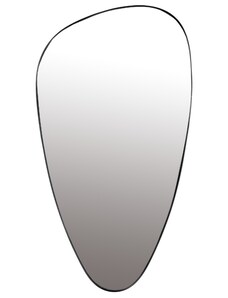 White Label Černé kovové závěsné zrcadlo WLL JUNA