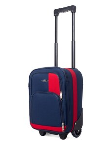 Rogal Červeno-modrý malý příruční kufr do letadla "Transport" - vel. S