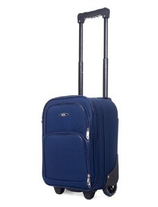 Rogal Tmavě modrý malý příruční kufr do letadla "Transport" - vel. S