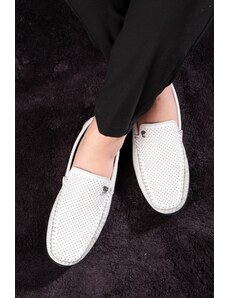 Ducavelli Fruga Genuine Leather Men's Casual Shoes, Loafers, Lightweight Shoes, Leather Loafers.