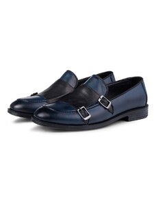 Ducavelli Double Genuine Leather Men's Loafer Classic Moccasin Shoes