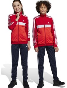 Dětská tepláková souprava adidas U 3S TIBERIO TS červená barva