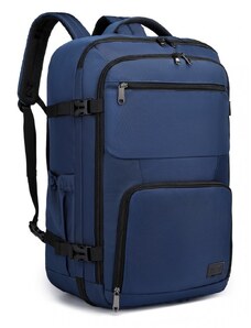 Konofactory Tmavě modrý objemný cestovní batoh do letadla "Explorer" - vel. XL