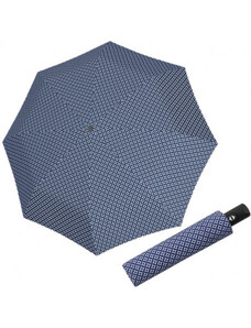 Doppler Carbonsteel Magic Minimals - dámský plně automatický deštník, modrá, geometrický / abstraktní