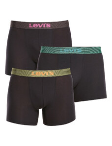 Levi's 3PACK pánské boxerky Levis černé