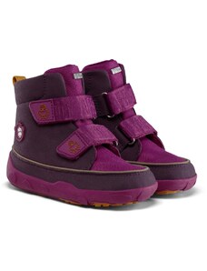 Barefoot dětské zimní boty Affenzahn - Comfy Bird vínové