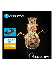 Aigostar B.V. Aigostar - LED Venkovní vánoční dekorace 3,6W/31/230V 2700K 120cm IP44 sněhulák AI0505