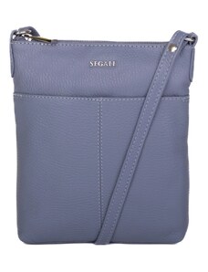 SEGALI Dámská kožená taška přes rameno SG-27001 lavender