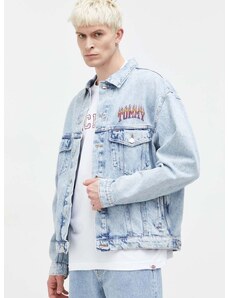 Džínová bunda Tommy Jeans pánská, přechodná, oversize